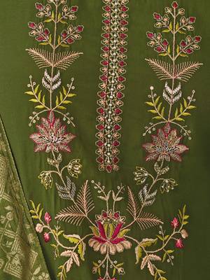  women kurta and trouser duppata set pure viscose silk 3