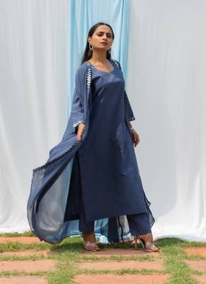 Cape Suit - Turquoise Suit Set 2
