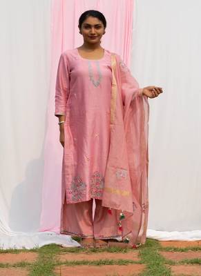 Chidiya - Onion Pink Suit Set 2