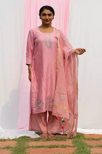 Chidiya - Onion Pink Suit Set