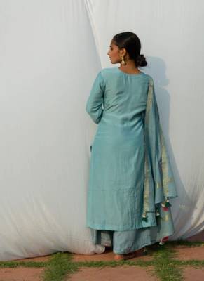 Chidiya - Powder Blue Suit Set 3