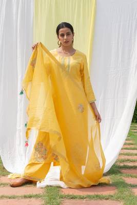 Chidiya - Yellow Suit Set 2