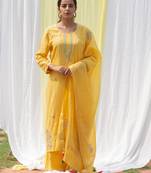Chidiya - Yellow Suit Set