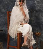 Harshita - Ivory Suit Set