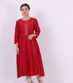 Kaavya - Red Suit Set