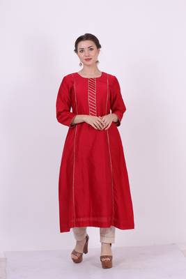 Kaavya - Red Suit Set 2