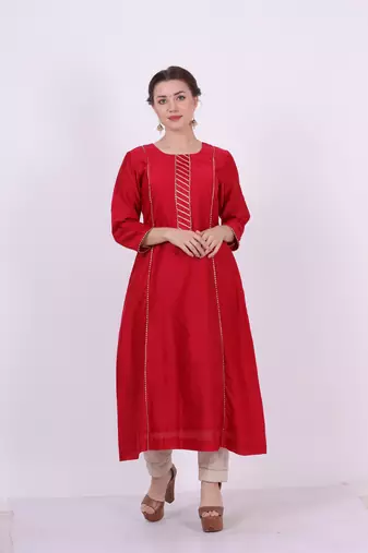 Kaavya - Red Suit Set