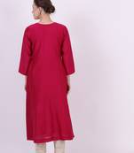 Kaavya - Wine Suit Set