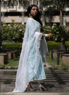 Kesar - Blue Suit Set 1