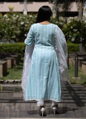 Kesar - Blue Suit Set 2