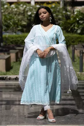Kesar - Blue Suit Set