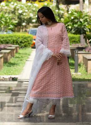 Kesar - Peach Suit Set 2