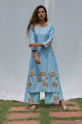 Lotus - Sky Blue Suit Set