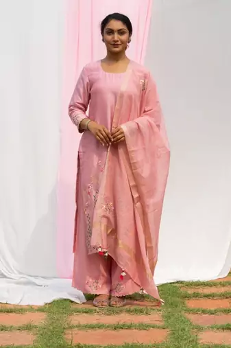 Nidhi - Onion Pink Suit Set