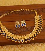 Kerala traditional gold plated palakka necklace