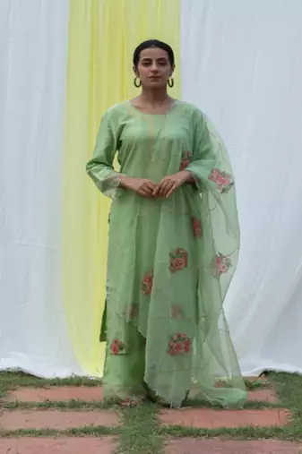Radhika - Green Suit Set