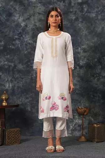 Radhika - Ivory Suit Set