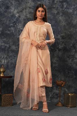 Radhika - Nude Pink Suit Set 1