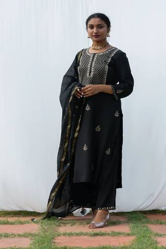 Raj - Black Suit Set