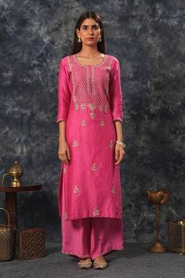 Raj - Hot Pink Suit Set 2