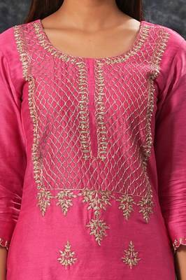 Raj - Hot Pink Suit Set 3