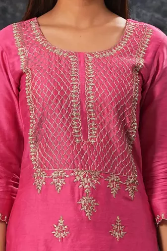 Raj - Hot Pink Suit Set