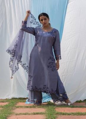 Rajdulari - Dark Grey Suit Set 3