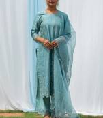 Rajdulari - Powder Blue Suit Set