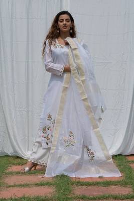 Rajkumari - Ivory Suit Set 1