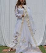 Rajkumari - Ivory Suit Set
