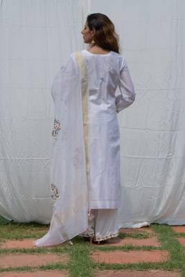 Rajkumari - Ivory Suit Set 3