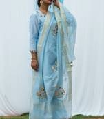 Rajkumari - Light Blue Suit Set