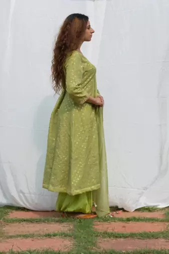 Rajnandini - Green Suit set