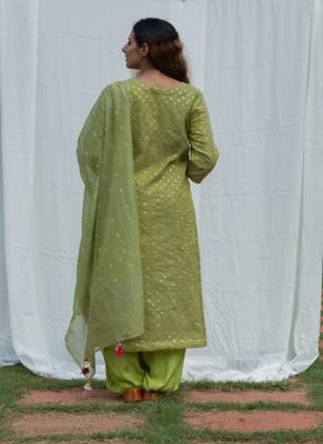 Rajnandini - Green Suit set 1