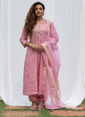 Rajnandini - Onion Pink Suit set 2
