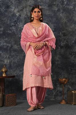 Rajnandini - Pink Suit set 1