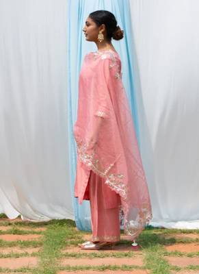 Rajshree - Salmon Pink Suit Set 2