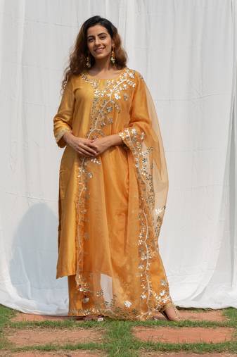 Rajshree - Yellow Suit Set