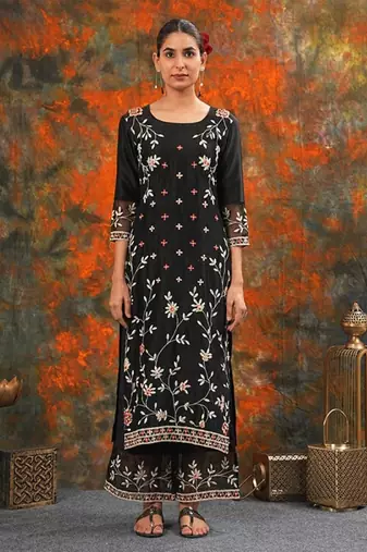 Rukmani - Black Suit Set