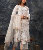 Rukmani - Ivory Suit Set