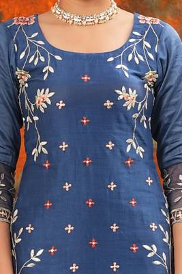 Rukmani - Midnight Blue Suit Set 3