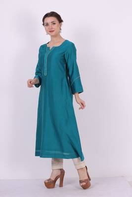 Saroj  - turquoise Suit Set 1