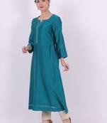 Saroj  - turquoise Suit Set