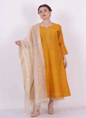 Saroj  - yellow Suit Set 1