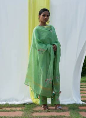 Nidhi - Green Suit Set 2
