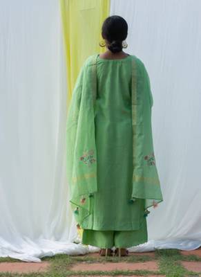 Nidhi - Green Suit Set 3