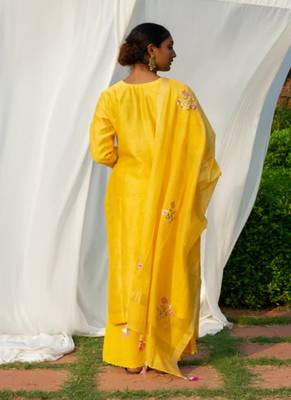 Nidhi - Yellow Suit Set 3