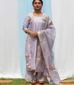 Parineeta - Light Grey Suit Set