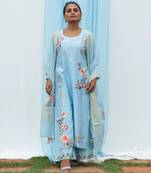 Parineeta - Sky Blue Suit Set