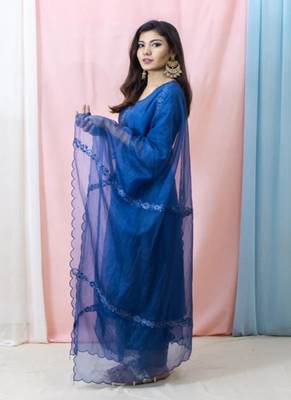 Raasika - Midnight Blue Suit Set 1